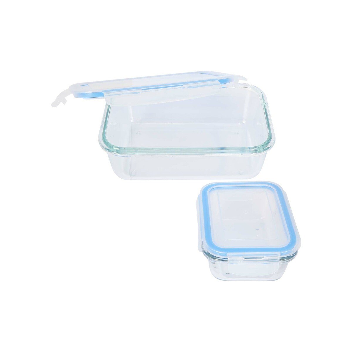 Home Glass Container 800ml + 330ml 2pcs Set