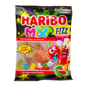 Haribo Fizz Mix Flavour Jelly Candy 70 g