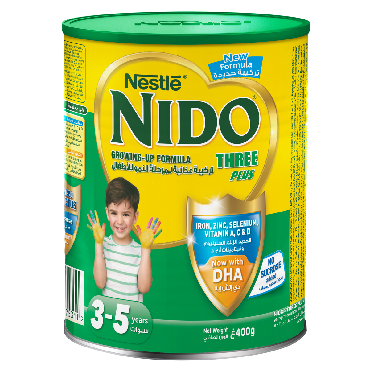 Nido Three Plus Growing Up Formula for Toddlers From 3-5 years 400g