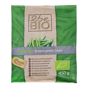 2be Bio Organic Frozen Green Bean 450 g