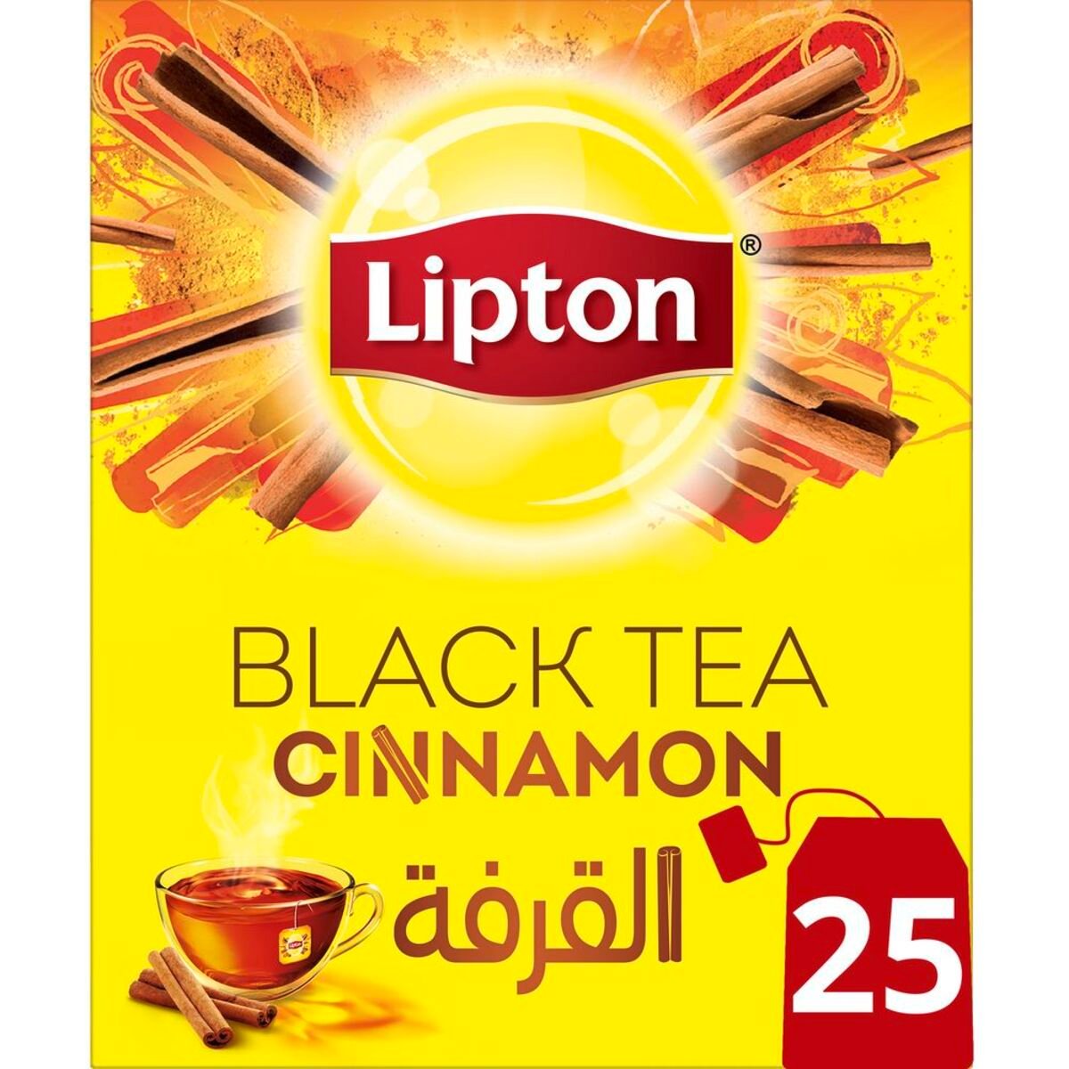 Lipton Flavoured Black Tea Cinnamon 25 pcs