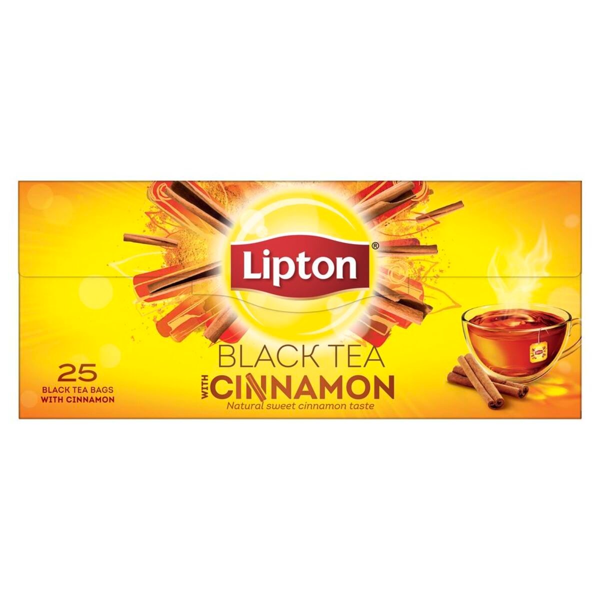 Lipton Flavoured Black Tea Cinnamon 25 pcs