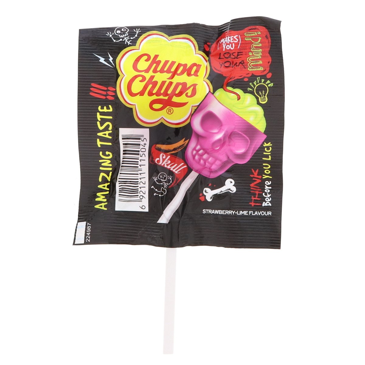 Chupa Chups Skull Lollipop Candy 15 g