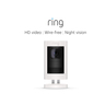 Ring Stick Up Cam Battery Operated HD Security Camera with Two-Way Talk, Night Vision, White
