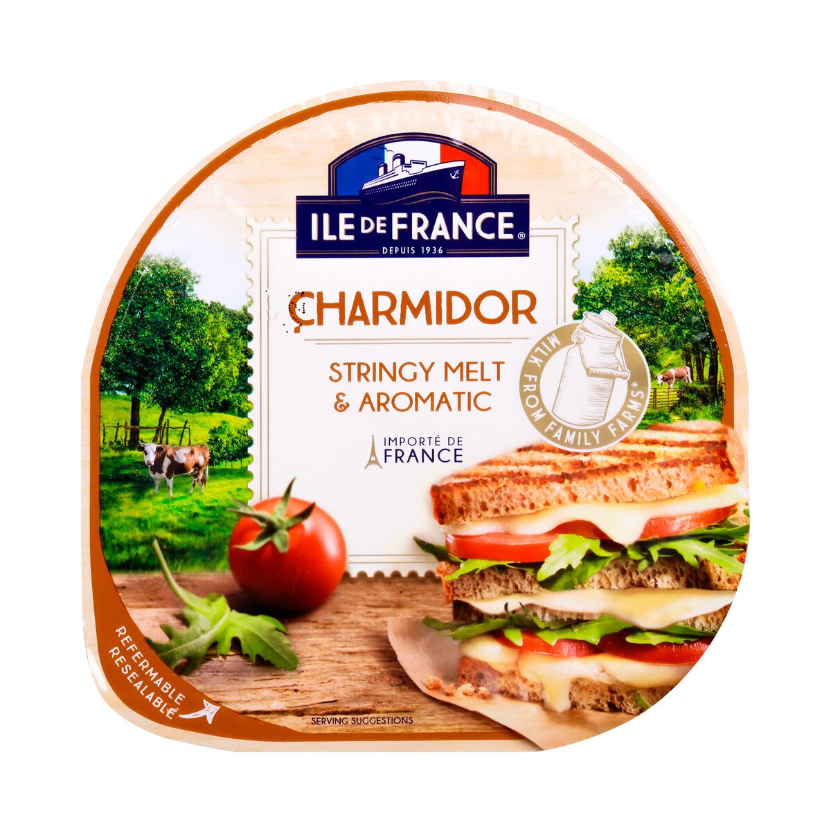 Ile De France Charmidor Cheese Stringy Melt & Aromatic 150 g