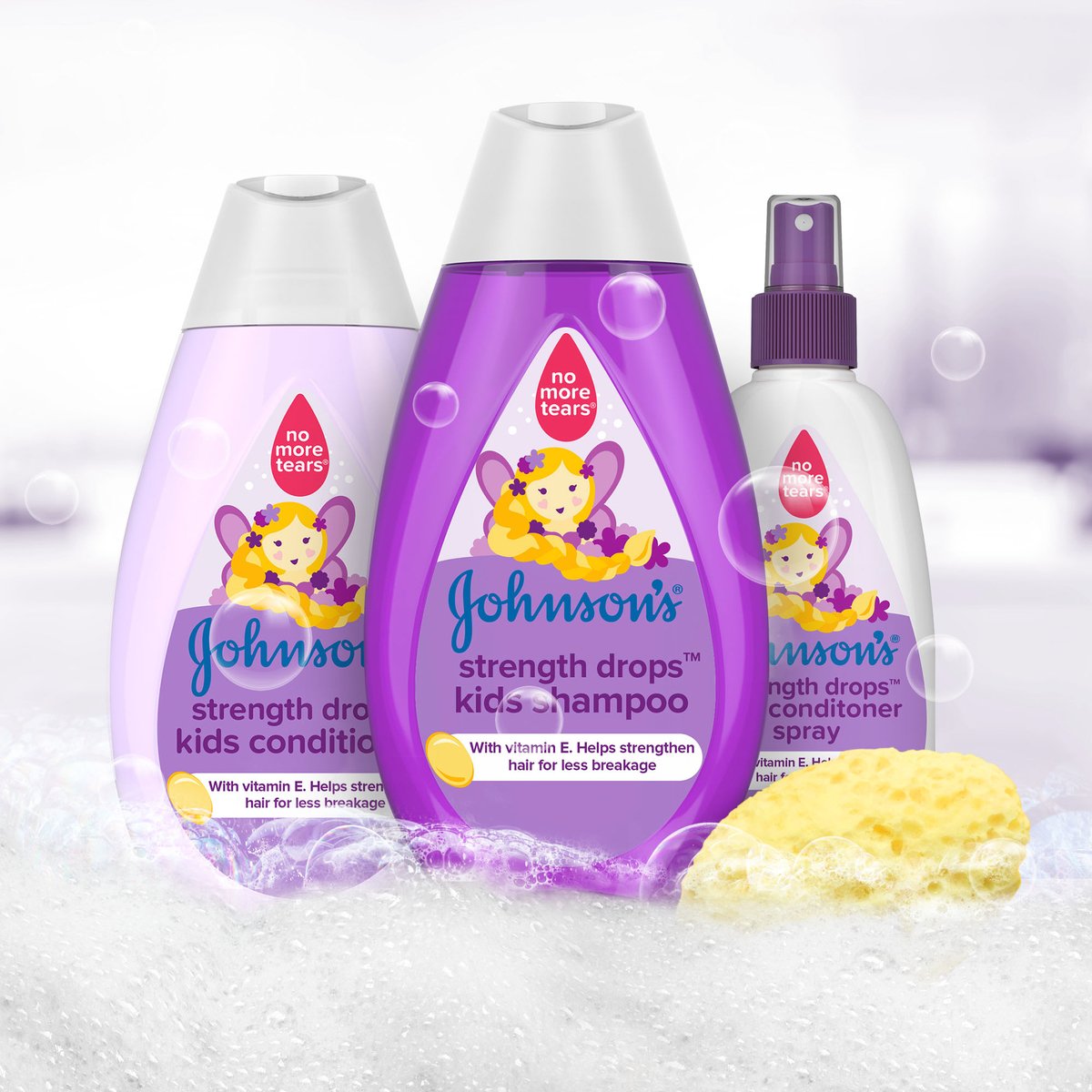 Johnson's Shampoo Strength Drops Kids Shampoo 300 ml