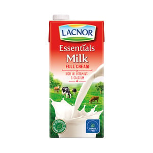اشتري قم بشراء Lacnor Essentials Full Cream Milk 1 Litre Online at Best Price من الموقع - من لولو هايبر ماركت UHT Milk في الامارات