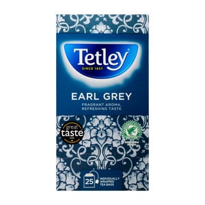 Tetley Earl Grey Black Tea 25pcs