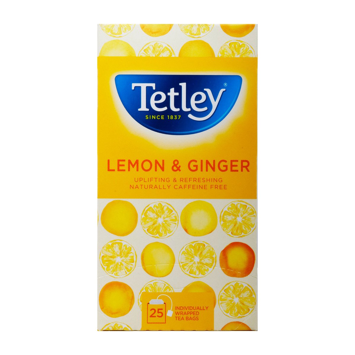 Tetley Lemon & Ginger Tea 25pcs