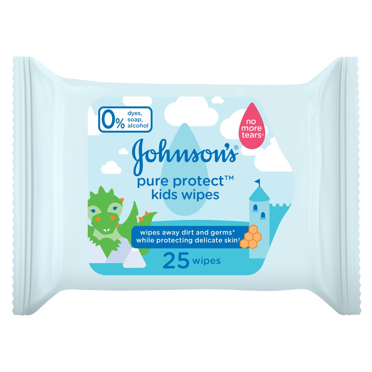 Johnson's Baby Wipes Pure Protect 25pcs