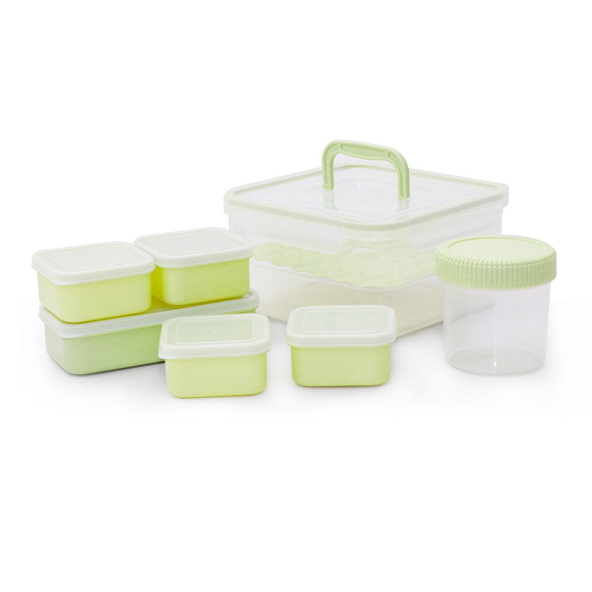 Home Food Container 1050 7pcs Assorted Color