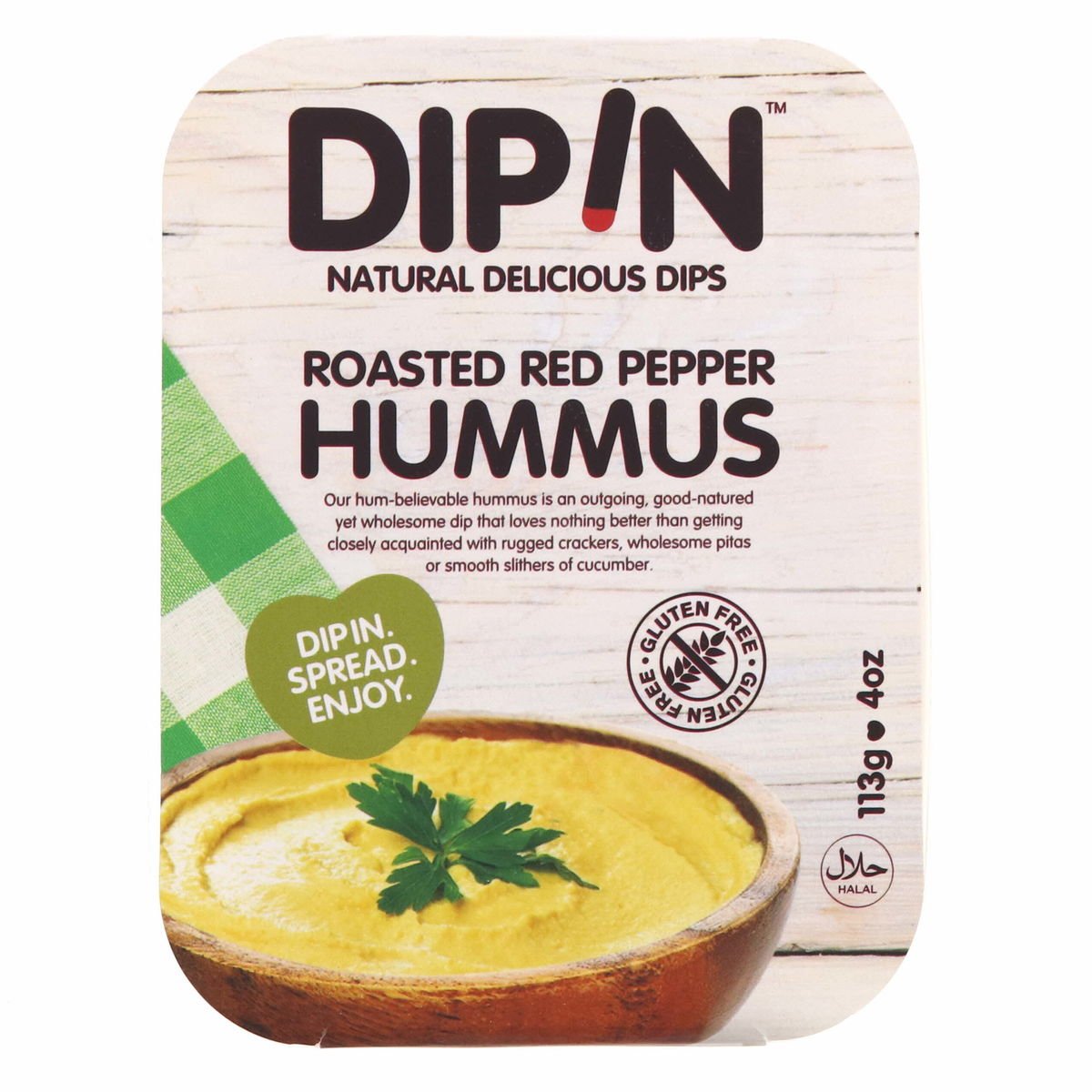 Dip In Roasted Red Pepper Hummus 113 g