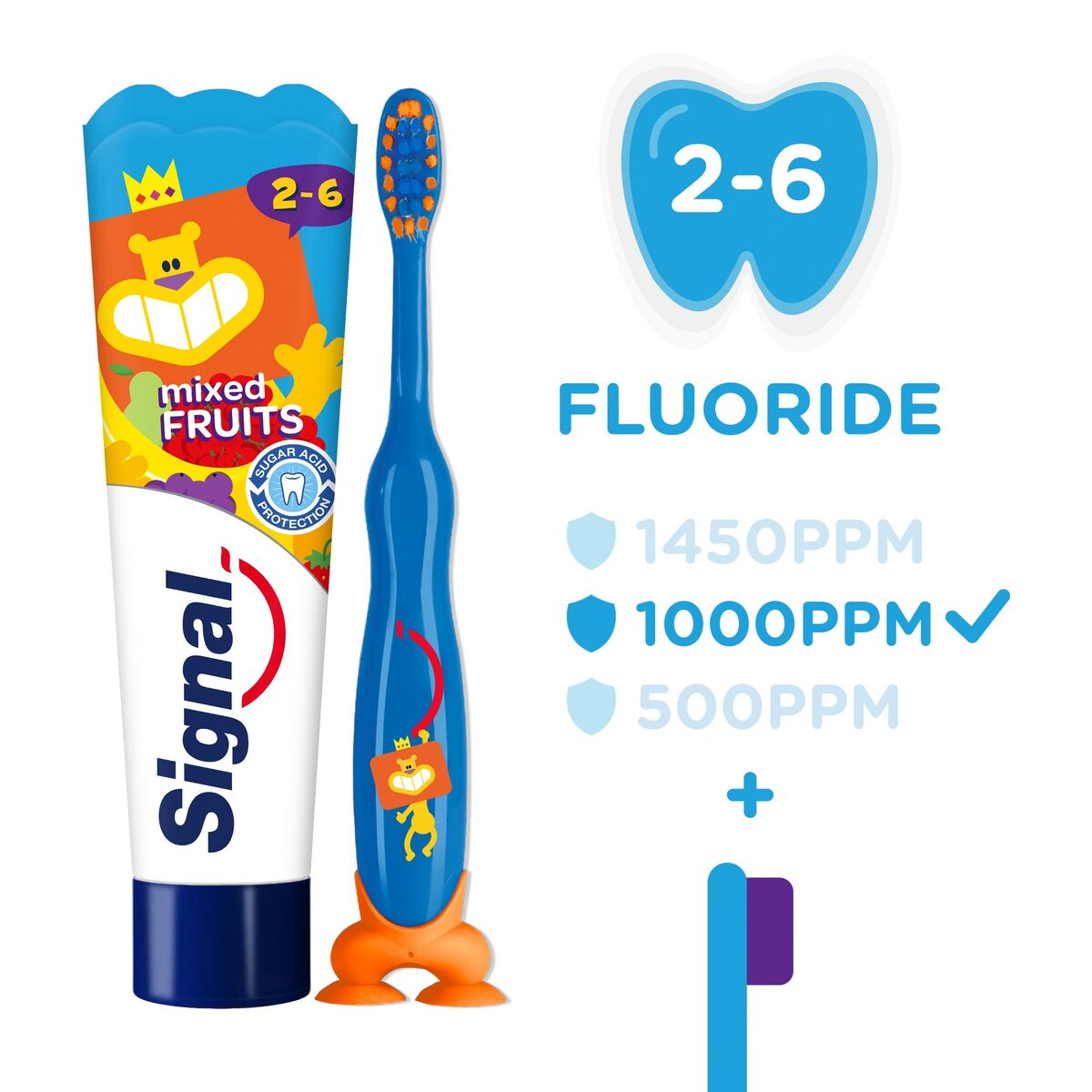 Signal Sugar Acid Protection Kids Toothpaste Strawberry 75 ml