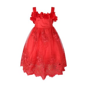 Debackers Infant Girls Party Frock 0817-IND07 6M