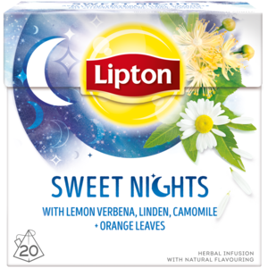 Lipton Tea Tonics Sweet Nights 20 Teabags