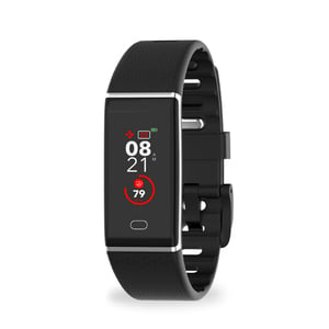 ZeTrack Slim and Full-Featured HR Activity Tracker Black