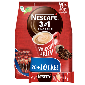 Buy Nescafe 3in1 Coffee Instant Mix 40 x 20g Online at Best Price | Coffee | Lulu UAE in UAE