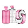 BVLGARI Omnia Pink Sapphire Eau De Toilette Gift Set for Women,  65ml EDT Spray + 75ml Body Lotion + 75ml Shower Gel