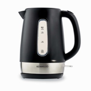 Kenwood 1.7 Liter Cordless Electric Kettle, 2200W with Auto Shut-Off & Removable Mesh Filter, Black/Silver, ZJP01.A0BK. 