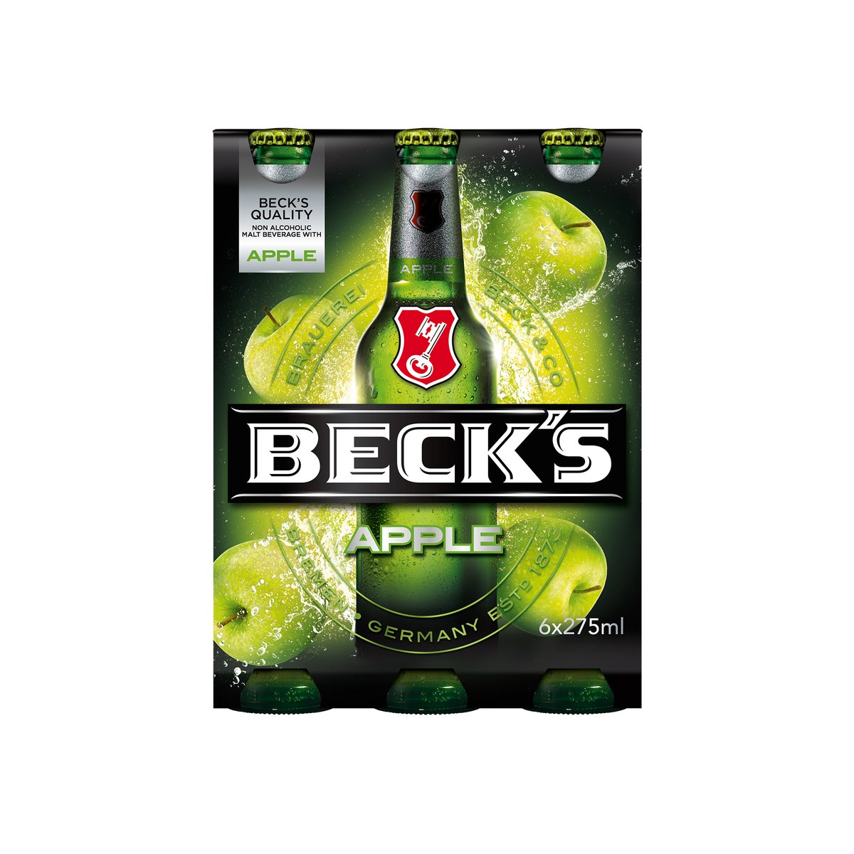 Beck's Apple Flavour Non Alcoholic Beer 275ml