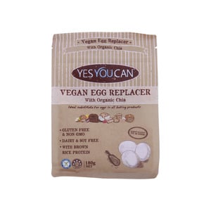 Yes You Can Vegan Egg Replacer With Organic Chia 180g
