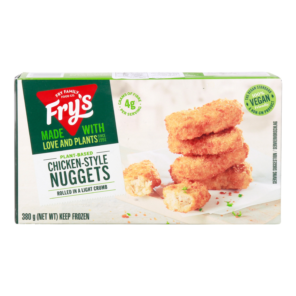 Fry's Meat Free Chicken Style Nuggets 380 g