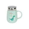 Mountain Ceramic Mug With Lid 550ml A319-1 Assorted Colors & Designs