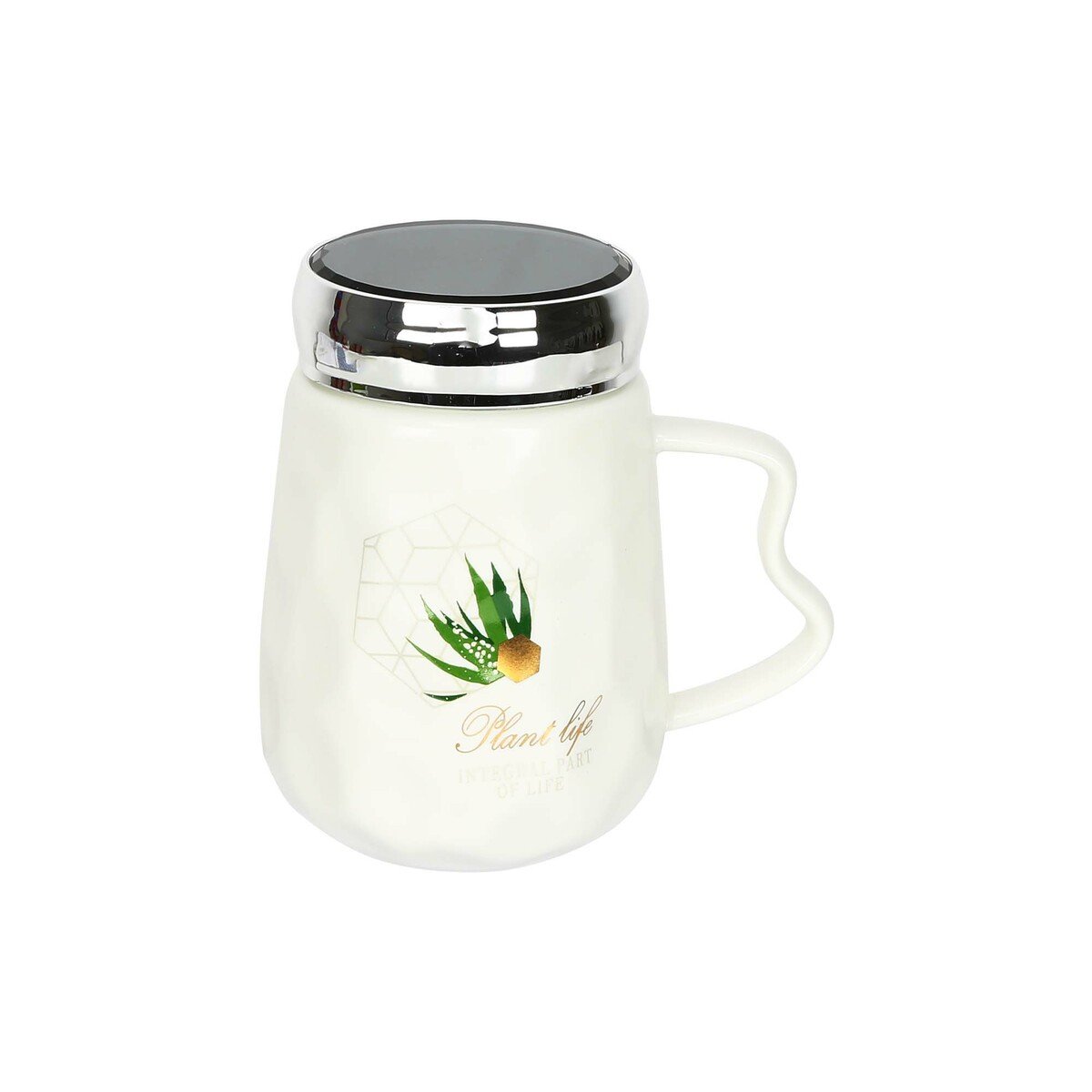 Mountain Ceramic Mug With Lid 500ml A285-8 Assorted Designs
