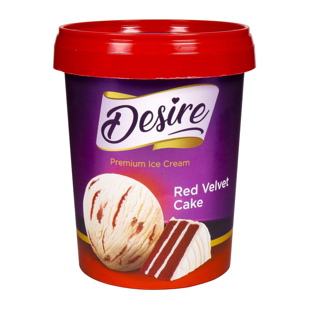 Desire Premium Ice Cream Red Velvet Cake 1Litre