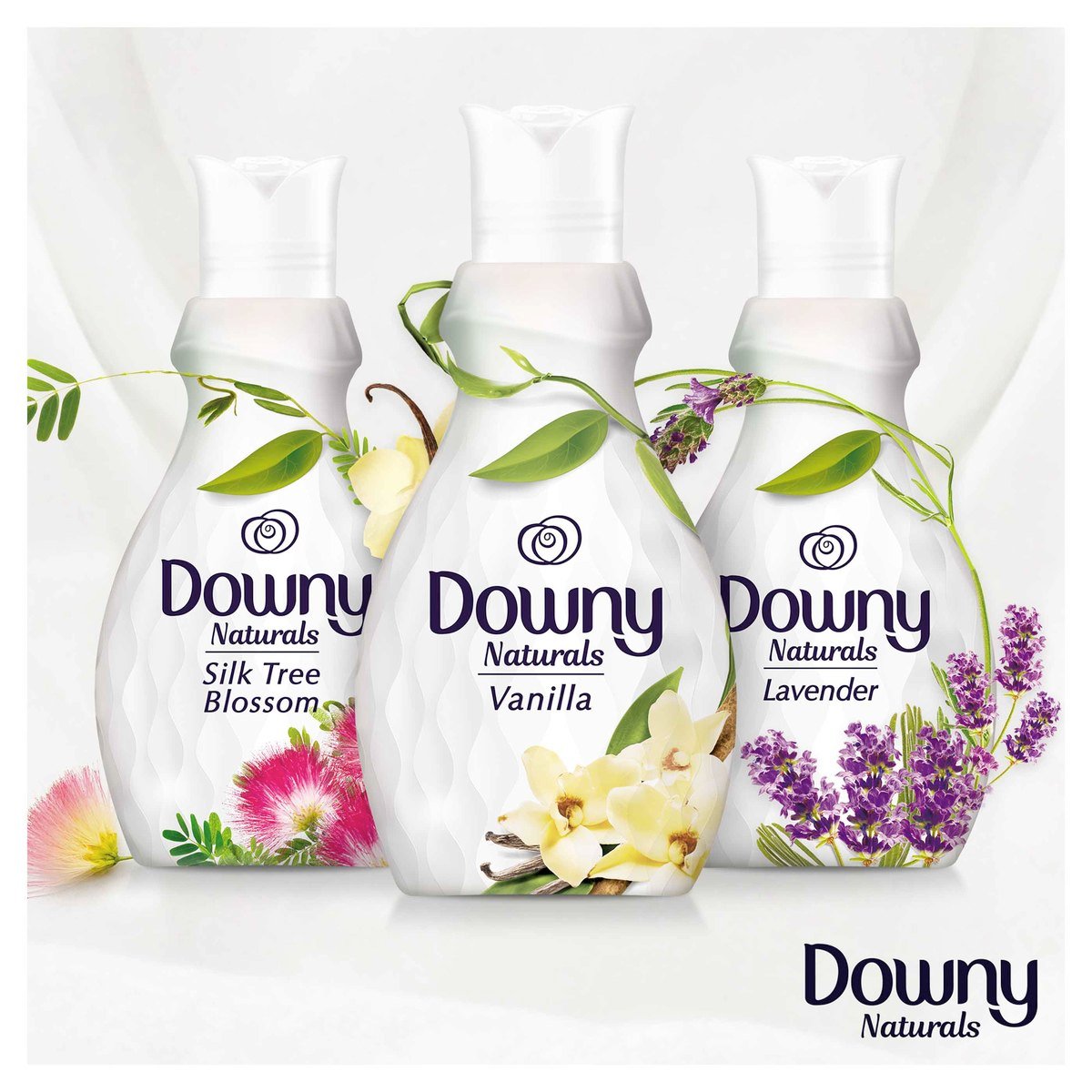Downy Naturals Concentrate Fabric Softener Vanilla Scent 880ml