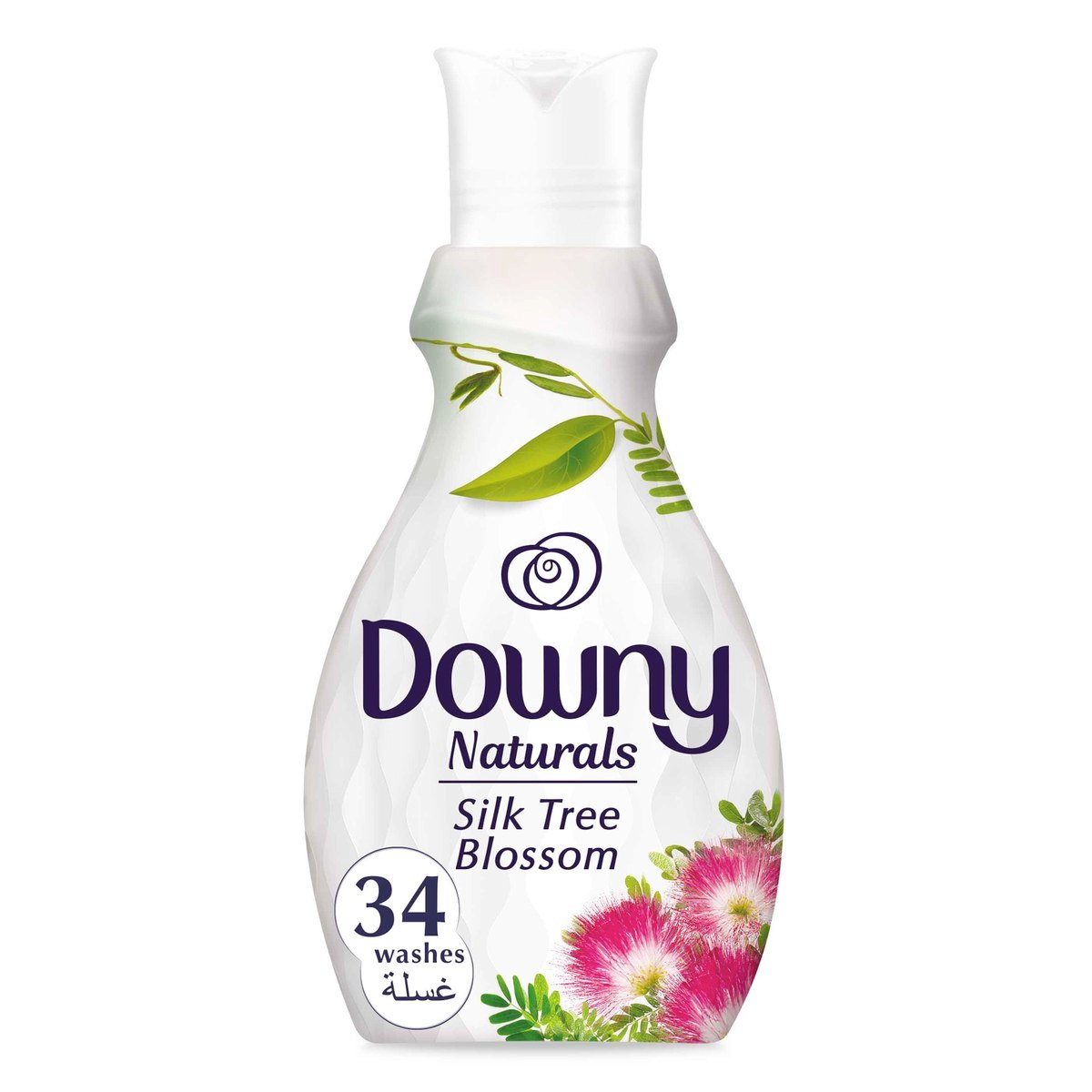 Downy Naturals Concentrate Fabric Softener Silk Tree Blossom Scent 1.38Litre