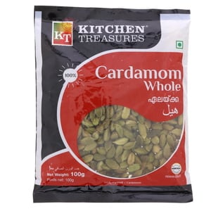 Kitchen Treasures Cardamom Whole 100g