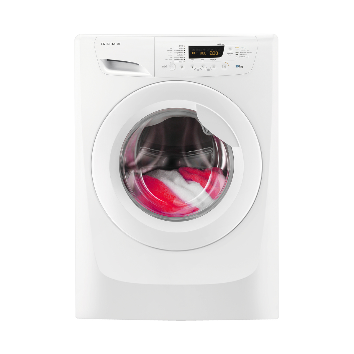 اشتري قم بشراء Frigidaire Front Load Washing Machine FWF01487W 10Kg Online at Best Price من الموقع - من لولو هايبر ماركت T/L Auto W/Machines في الامارات