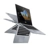 Asus Vivobook Flip 14 TP412FA-EC117T 2-in-1 Laptop, i3-8145U , 4 GB RAM, 128GB SSD, Intel UHD Shared, 14 Inches Touch LED, Windows 10 , Star Grey