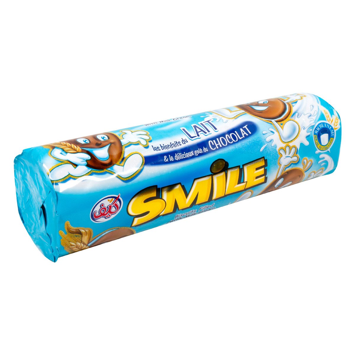 Smile Cream Biscuits with Milk Flavor 190g