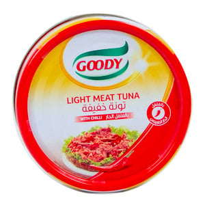 Buy Goody Light Meat Tuna With Chilli 160 g Online at Best Price | Canned Tuna | Lulu UAE in UAE