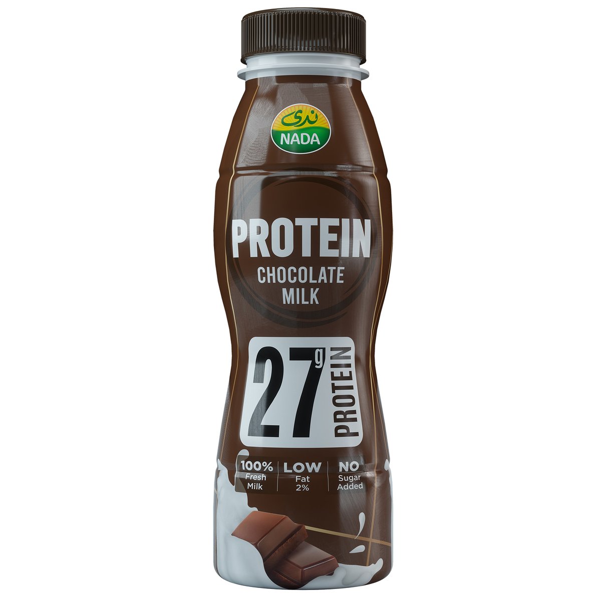 Buy Nada Chocolate Protein Milk 320 ml Online at Best Price | Flavoured Milk | Lulu Kuwait in UAE