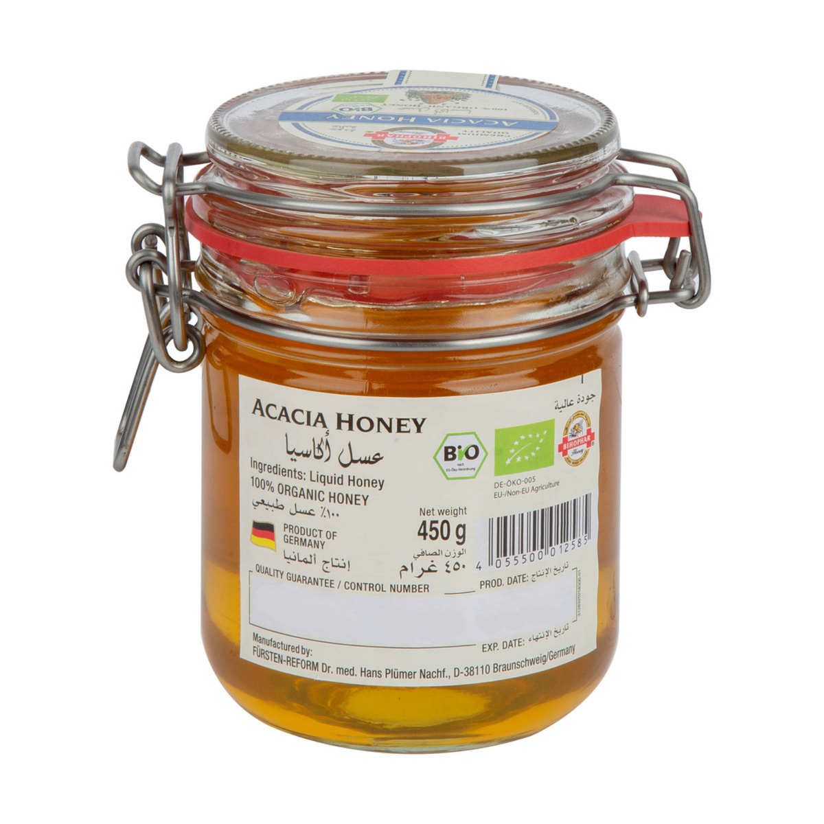 Bihophar Organic Acacia Honey 450 g