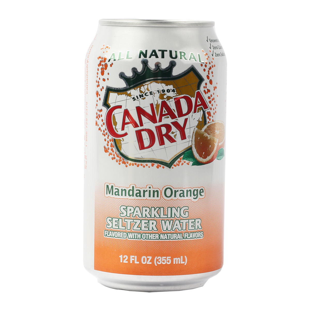 كندا دراي مياه سيلتزر فوارة ماندرين البرتقال 355 مل