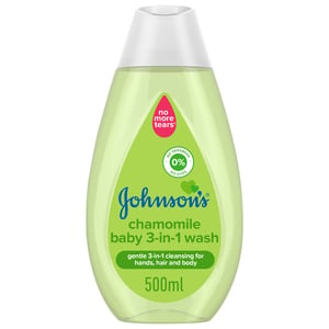 Johnson's Wash Chamomile Baby 3-in-1 Wash 500ml