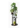 Maple Leaf Home Flower Stand FS-03 Black 100x40x40cm (Pot & Plant Not Included)