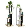 Maple Leaf Home Flower Stand FS-06 Black 100x40x40cm (Pot & Plant Not Included)