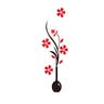 Maple Leaf Home Flower Vase Acrylic Wall Stickers 01 300x1000mm