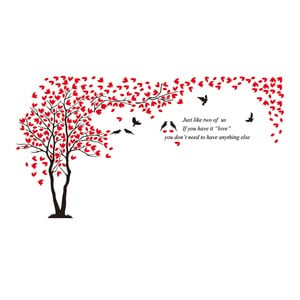 Maple Leaf Home Tree Acrylic Wall Stickers 02 2870x1500mm