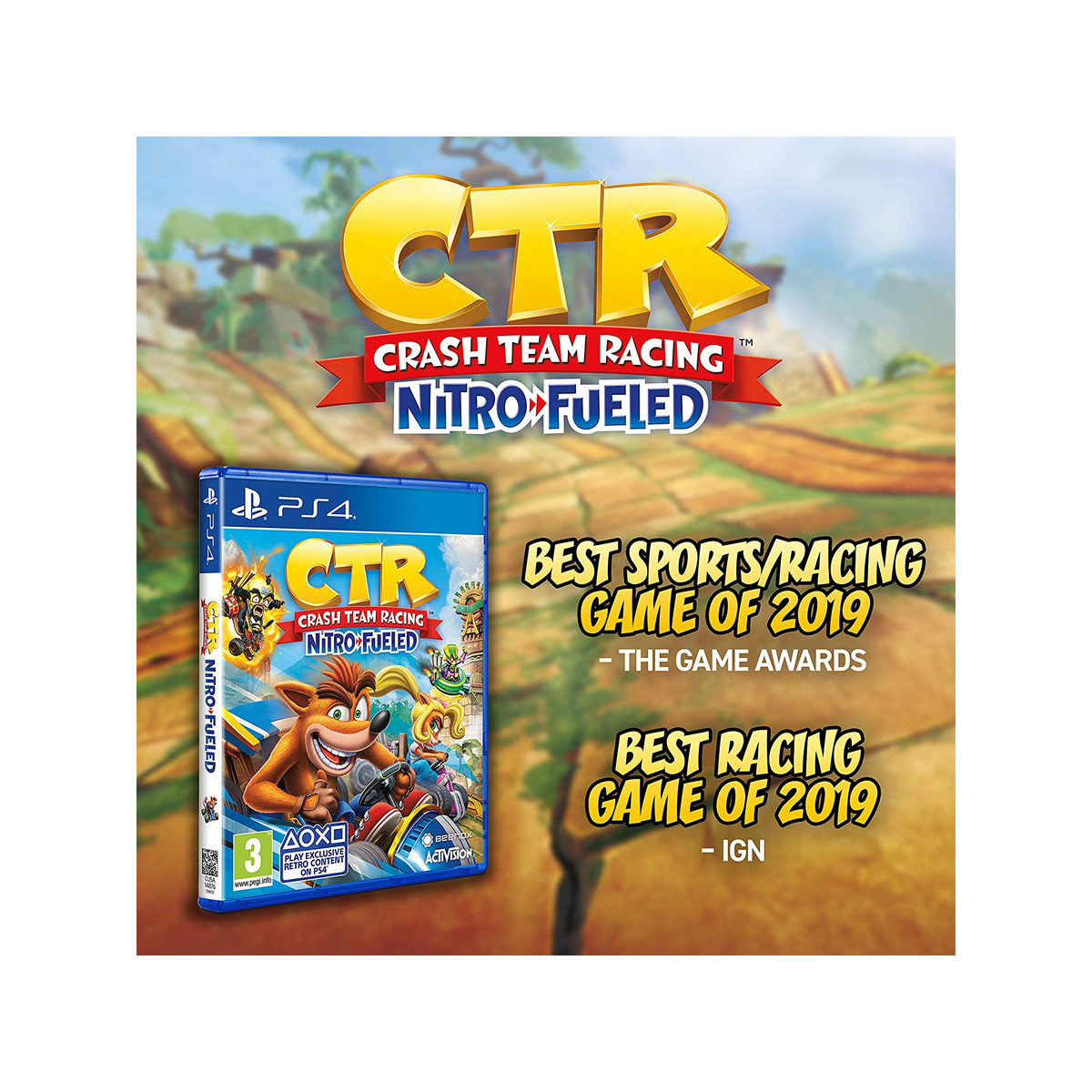 Crash Team Racing Nitro-Fueled (PS4)
