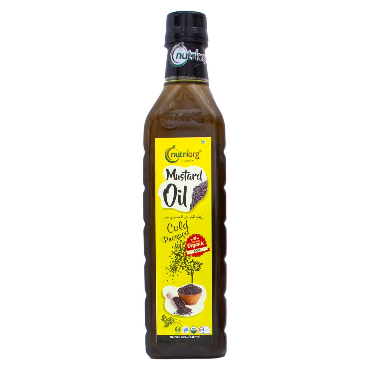 Nutriorg Organic Mustard Oil 500 ml
