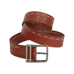 Eten Men's Casual Leather Belt Tan ETC33 40mm