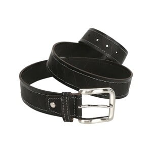 Eten Men's Casual Leather Belt Black ETC34 40mm