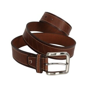 Eten Men's Casual Leather Belt Brown ETC34 40mm