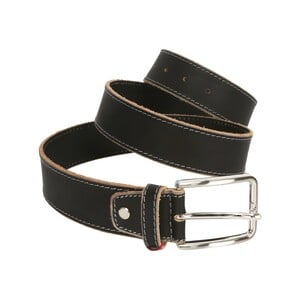 Eten Men's Casual Leather Belt Black ETC37 40mm